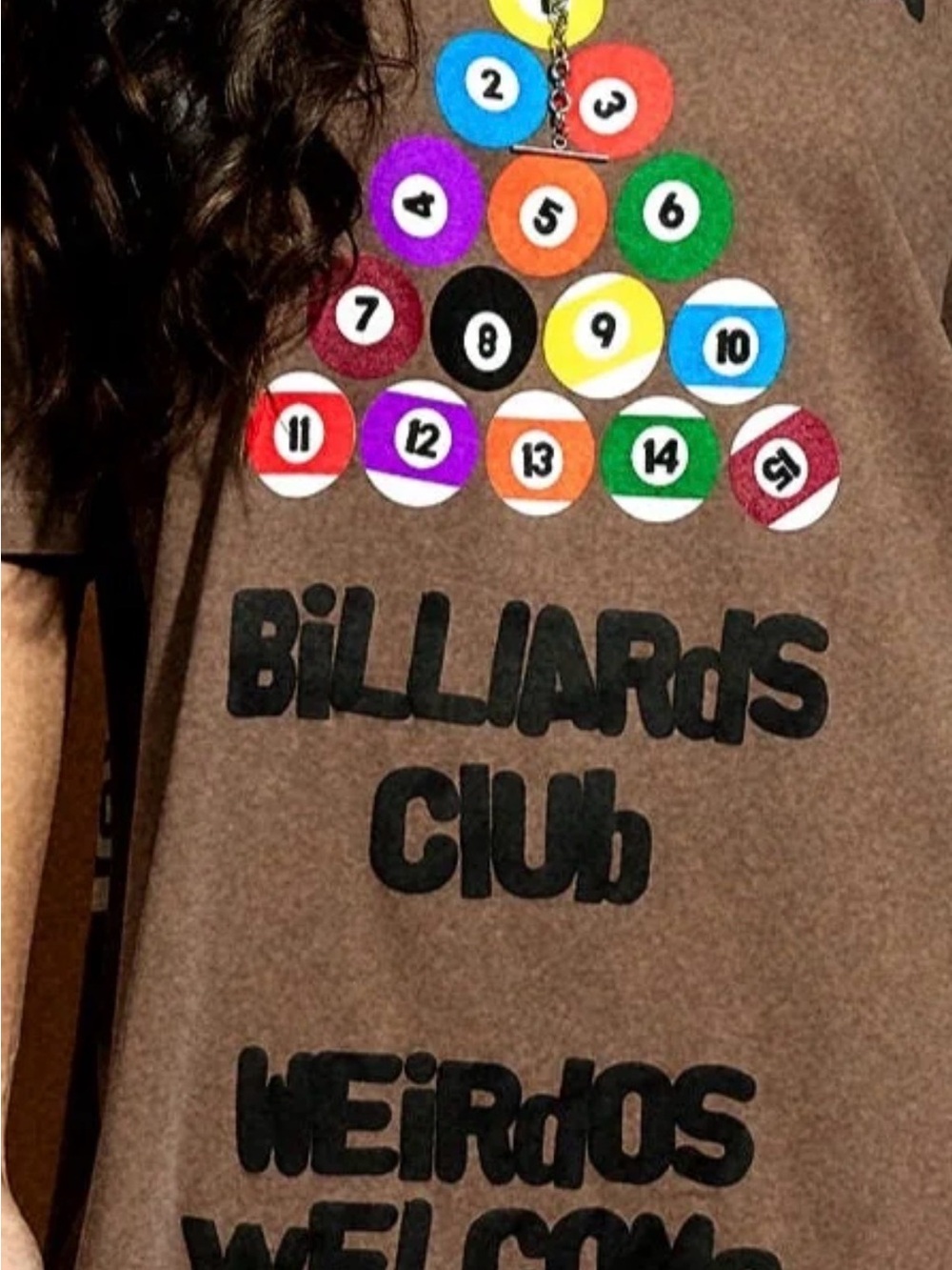 Dressed In Lala - Lala Billiards Club Oversized Tee - S/M - A139
